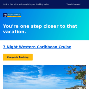 Still thinking about that 7 Night Western Caribbean Cruise?