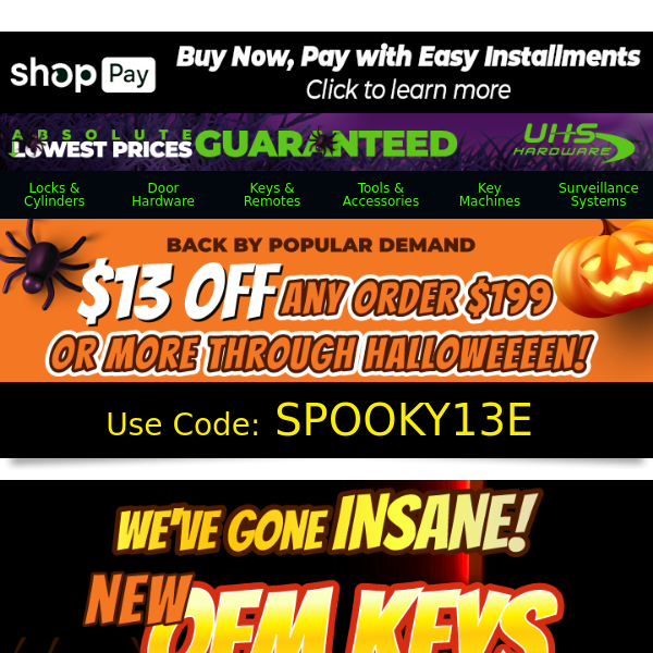 👻Keys, Programmers, Access Tools & More at HUGE Savings🦇