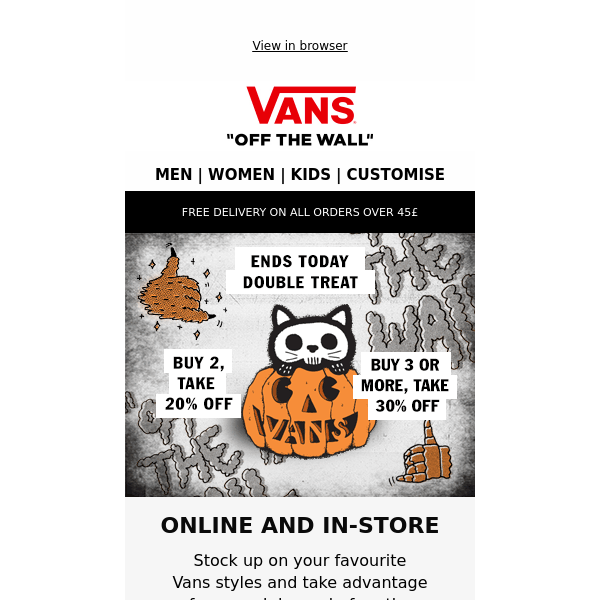 Vans Europe - Latest Emails, Sales & Deals