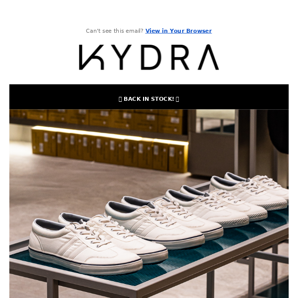 🚨 KYDRA SHOES ARE BACK IN STOCK 🚨