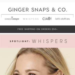 Brand Spotlight: WHISPERS