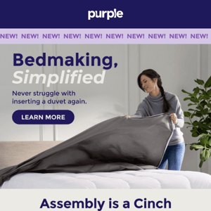 Just launched! An *insanely* easy duvet cover