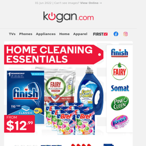 EOFY Cleaning - Home Cleaning Brands from $12.99