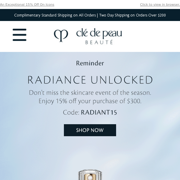 Not To Be Missed: The Radiance Event