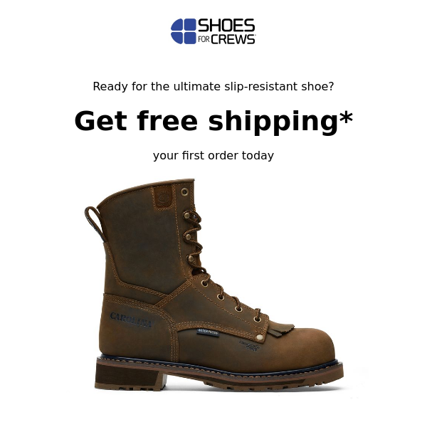Free shipping on your new go-to shoes