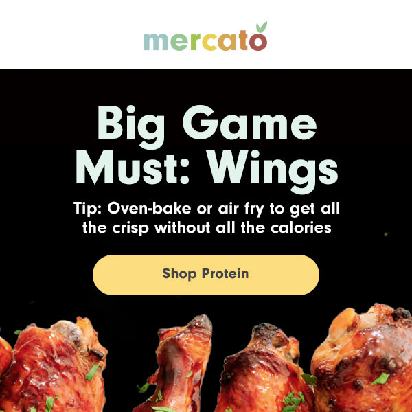 Winning Wings: Shop Game Day Protein Now 💪🍗  