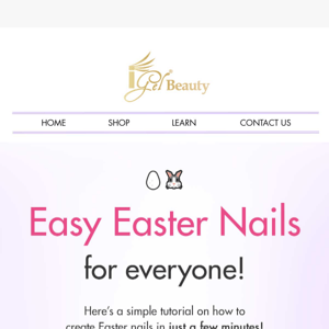 Try this EASY Easter Nail Art! 😍