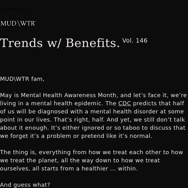 TWB 146: But First, Mental Health