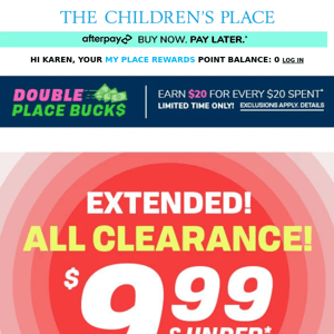 HOURS LEFT: $9.99 & UNDER ALL CLEARANCE!