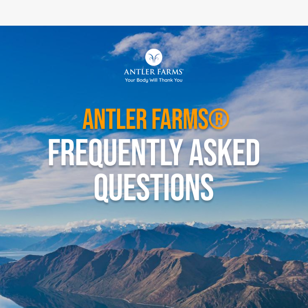 Your Antler Farms Questions 👀