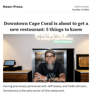 News alert: Downtown Cape Coral is about to get a new restaurant: 5 things to know