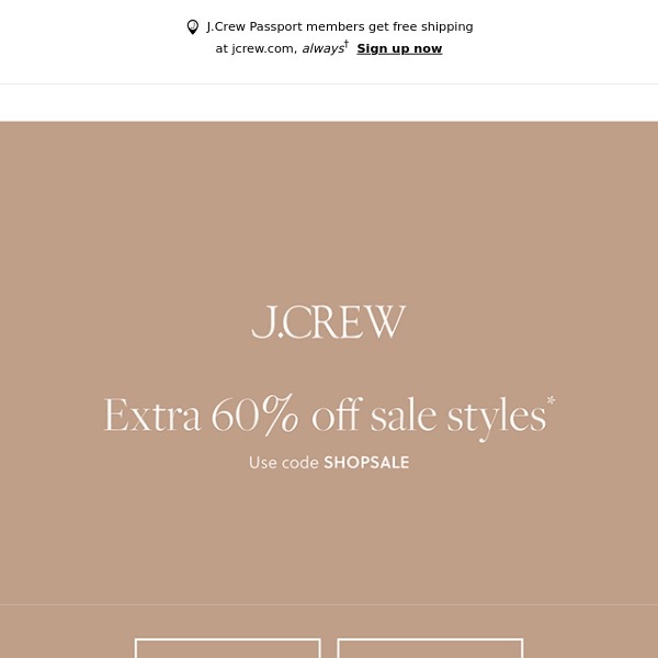 Sale’s on sale…extra 60% off