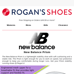 Lightweight and Stabil, the New Balance Prism