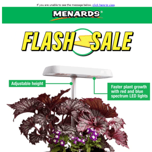 Self-Watering Planter w/LED Grow Light UNDER $20!