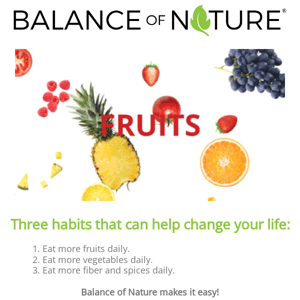 Three habits to transform your health