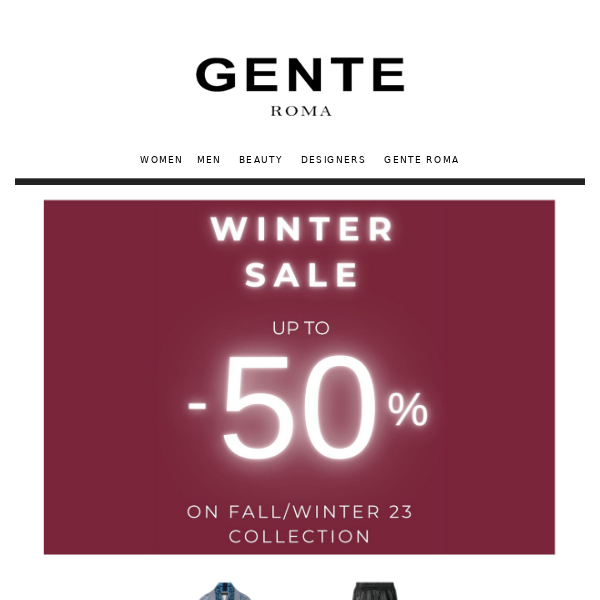 Winter Sale Starts Now | UP TO 50% OFF