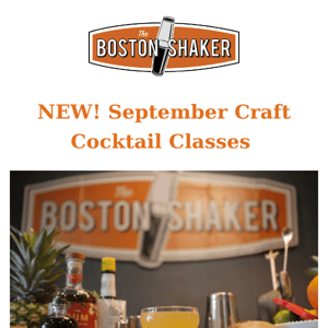 Summer Sips & New Craft Cocktail Class!