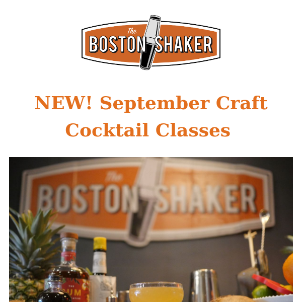 Summer Sips & New Craft Cocktail Class!