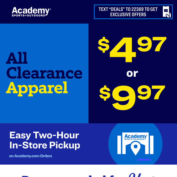 Clearance Clothes: $4.97 or $9.97 In-Store!