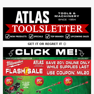 Milwaukee FLASH SALE & MEGA MAKITA SALE