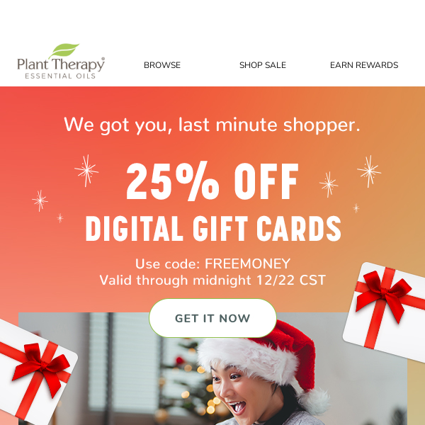 Save 25% off Digital Gift Cards 🎁