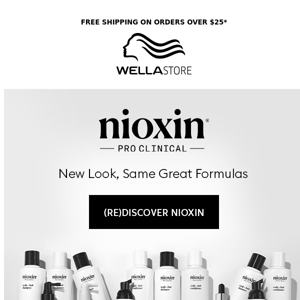 Rediscover Nioxin: New Look, Same Great Formulas