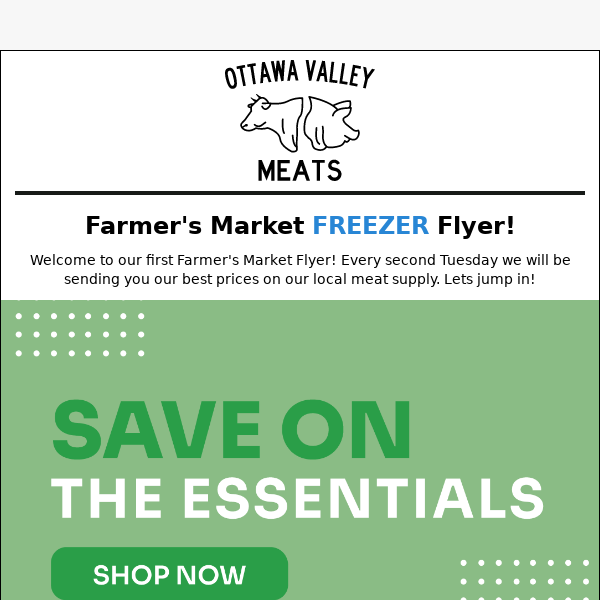 🥩🌿 Save BIG On The Essentials At Ottawa Valley Meats 🌿🥩
