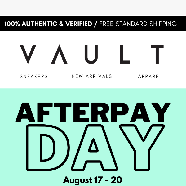 🚨Afterpay Day Has Arrived!🚨