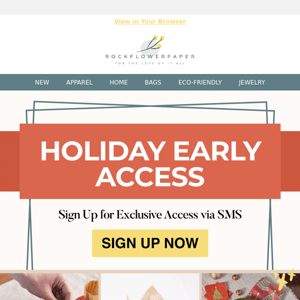 Early access: Holiday deals & VIP Offers