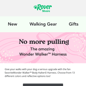 Support an amazing small business with the amazing Wonder Walker harness