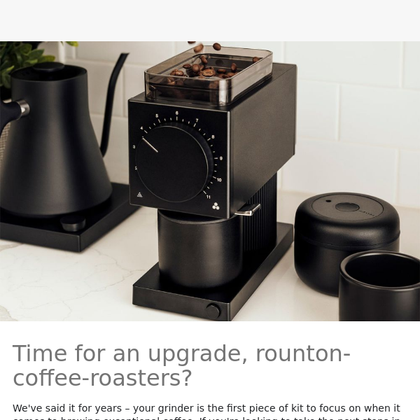 Time for an upgrade, Rounton Coffee Roasters?