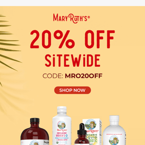 20% off SITEWIDE 😍