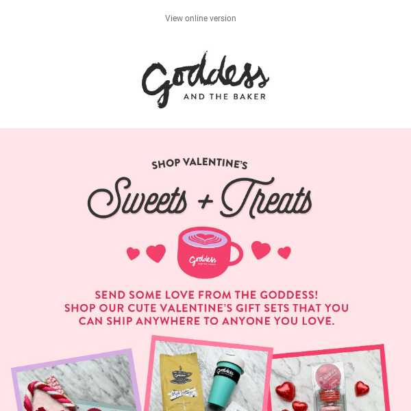 Give the Gift of Goddess and the Baker for Valentine's Day!
