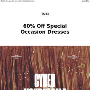 ⭐ Cyber Week Sale Extended | 60% Off Special Occasion Dresses ⭐