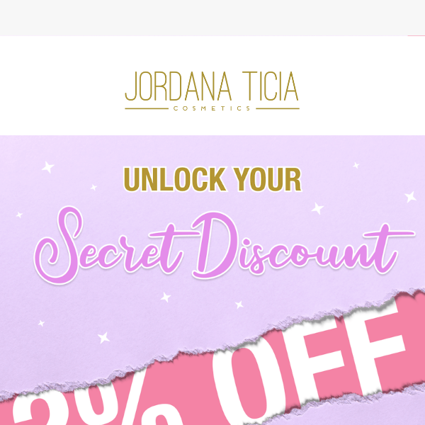Unlock a secret discount with code MYSTERY Jordana Ticia UK 🤫💕