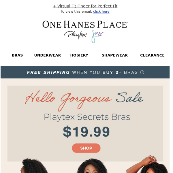 Check Out New Arrivals from Playtex ➡️ - One Hanes Place