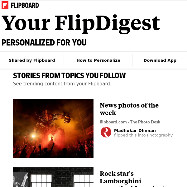 Your FlipDigest: stories from Photos, Autos, Graham Cracker and more