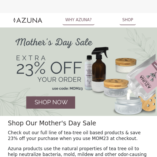 Shop Our Mother's Day Sale & Enter to Win