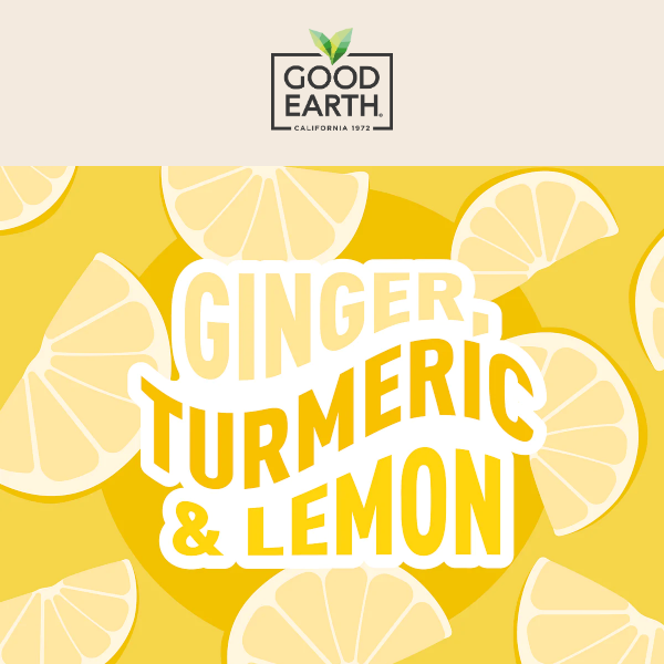 Get a box of Ginger, Turmeric & Lemon for free and discover your Flavour for Life? 🍋