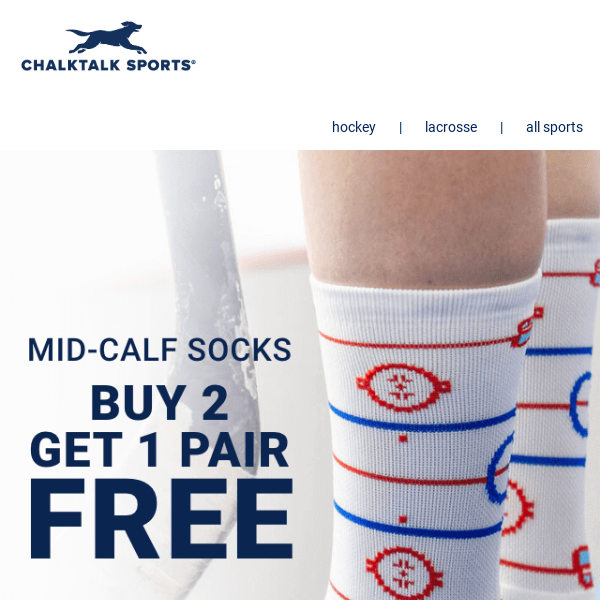 Buy 2, Get 1 Free - The Best Socks For Athletes!