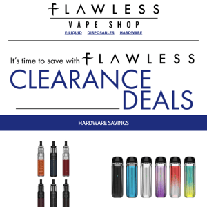 This weeks Clearance: Voopoo, Geekvape & More 🤤