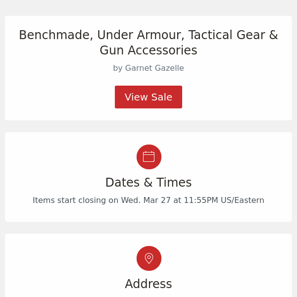 Benchmade, Under Armour, Tactical Gear & Gun Accessories