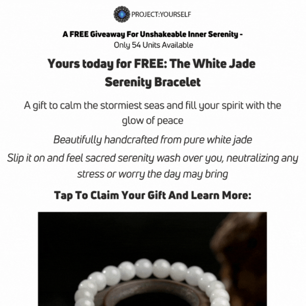 {Today’s complimentary curation} An exquisite white jade bracelet 😇