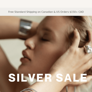 SILVER SALE IS ON! 🤍