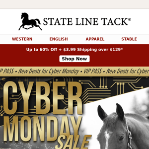 🐎 Saddle Up… UPGRADED Savings up to 60% Off + Shipping Bonus