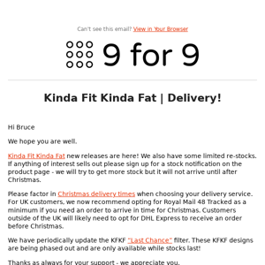 Kinda Fit Kinda Fat | Delivery!