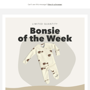 Meet our newest Bonsie of the Week