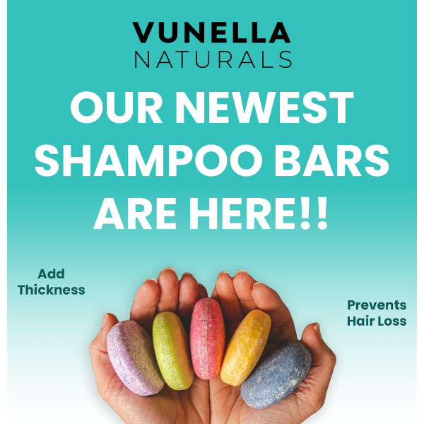 Prevent frizz with our newest shampoo bars!