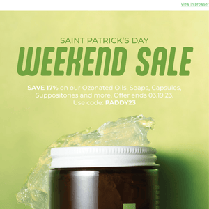Celebrate Our St. Patrick's Day Sale with 17% Off