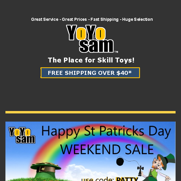 17% OFF $75 or more! Happy St. Patricks Day Weekend Sale! 💚🍀 exclusions apply